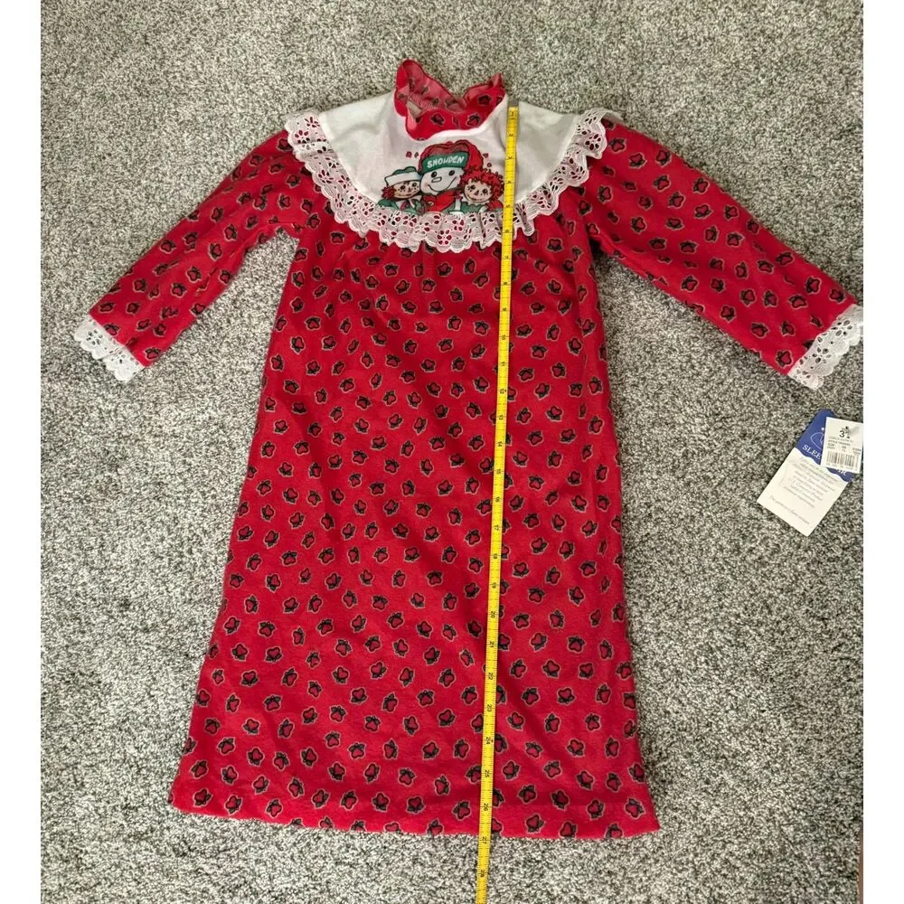 Snowden and Friends‎ Vintage 90s Toddler Girls Nightgown Pajamas
